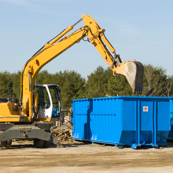 what size residential dumpster rentals are available in Hagarville AR